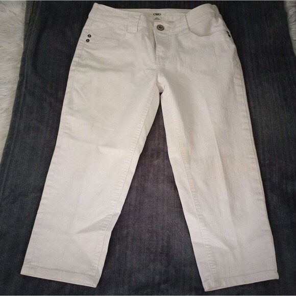 Women's Cato Capri Jeans White Size 4 - Picture 1 of 11